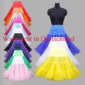 50er 60er Jahre Petticoat Hochzeit Fasching Tüllrock Dirndl Rock Unterrock 65cm