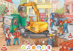 Ravensburger 137 tiptoi® Puzzle für kleine Entdecker: Baustelle