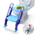 Toilettentrainer Kinder Toilettenstuhl Toilettensitz mit Treppe WC Sitz Leiter#