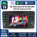 Carplay 32G Android13 Autoradio Für Mercedes Benz ML/GL Klasse W164 X164 GPS DAB