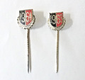 2 x Ehrennadel Silber Württembergischer Fußballverband 1963 1964 Rettenmaier Pin