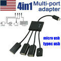 Micro-Usb-Lade-Otg-Hub-Splitterkabel Für Smartphone Android Tablet 4 In 1√  >