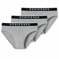 3 Herren Slips von SCHIESSER Unterhosen mit Logo Bund 95/5 Organic Cotton