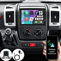 4+64GB Android 13 Carplay Autoradio Für Fiat Ducato Peugeot Boxer Citroen Jumper