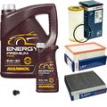 BOSCH Inspektionpaket 6 L MANNOL Energy Premium 5W-30 für VW Golf VII 2.0 GTI