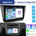 Für Seat Altea XL 04-15 Toledo Carplay Android 13 Carplay 64G Autoradio GPS WIFI