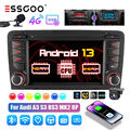 Android 13 4G Carplay Autoradio GPS NAV 4+64G Kam Für Audi A3 S3 RS3 8P 8V 8PA