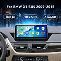 Android 14 Autoradio CarPlay WIFI 4G LTE 6+64GB iDrive GPS Navi für BMW X1 E84