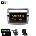 Apple Carplay Android 13 Für Citroen C4 2004-2009 Autoradio 4+64G GPS Navi BT/FM