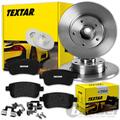 TEXTAR BREMSSCHEIBEN 260mm + BELÄGE HINTEN passend für RENAULT MEGANE 3 SCENIC 3