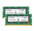 Crucial 8GB 16GB 2Rx8 PC3L-12800S DDR3L 1600 MHz SODIMM RAM Speicher Intel #GS