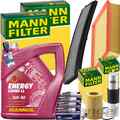 MANN INSPEKTIONSPAKET+5L MANNOL 5W-30 MOTORÖL passend für BMW 3er E46 316-318Ci