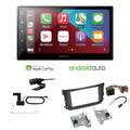 Pioneer Autoradio Apple CarPlay Bluetooth für Smart ForTwo 2010-2015 schwarz