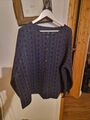 Strickjacke neue  gr. 52/54 blau 