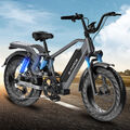 750W 48V E-Bike 20'' Elektrofahrrad 15AH 25AH 95-125km Reichweite E-Mountainbike