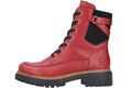 Rieker Schnürboots rot-schwarz 72639-35 Damen Schuhe