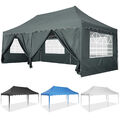 Pavillon 3x3/3x6m Wasserdicht Gartenzelt Partyzelt Faltpavillon Gartenpavillon