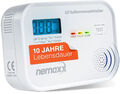 CO Melder Kohlenmonoxidmelder Warnmelder 85dB Alarm LCD-Display 10Jahre Batterie