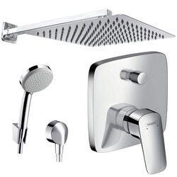 Hansgrohe Logis Unterputz Duscharmatur Regendusche Kopfbrause 30cm Set iboxVarianten: Ibox einzeln / Set ohne Ibox / Set inkl Ibox