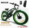 26 ZOLL E-bike Elektrofahrrad 2000W Dual Motor Mountainbike 48V 20AH MTB E-bike