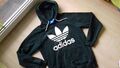 adidas ORIGINALS Kapuzen-Pullover-Sweatshirt-Hoody-Hoodie S nw.grün-weiß Cotton