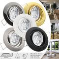 LED Einbau Strahler 230V 5W opt dimmbar Set flach Spots Decken Leuchten DECORA