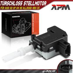 Stellmotor Heckklappenschloss Zentralverriegelung für Audi A4 B6 8E A3 8P A6