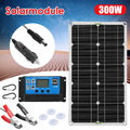 300W 12V Solarpanel Solarmodul 30A Ladegerät USB Kit Für Wohnwagen Camping Boot