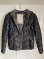 EDC Esprit Steppjacke Jacke mit Kapuze schwarz Gr. M 38