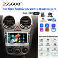 Für Opel Corsa C/D Zafira B Astra G H Autoradio Android 13 GPS DAB Carplay 2+64G