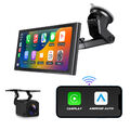 CAM+CarPlay Android Auto 10,2" IPS Tragbares Autoradio Car Stereo GPS Navigation