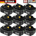 6X 18V 6AH 8AH 12AH Akku Für Makita BL1850b BL1830b BL1860B mit Led Anzeige DHL