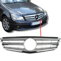 Kühlergrill für Mercedes-Benz C-Klasse W204 S204 Avantgarde A2048800023 Silber