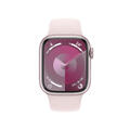 Apple Watch Series 9 (GPS + Cellular) 41mm Aluminiumgehäuse pink, Sportband pink