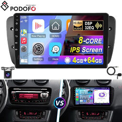 4+64GB Autoradio Für Seat Ibiza IV 6J 2009-2013 Android 13 Carplay GPS Navi +Kam