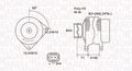 MAGNETI MARELLI Lichtmaschine 14V 120A für OPEL Astra H Vectra C Signum Mk II 