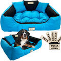 Hundebett Hundekissen Katzenbett Personalisiert Hundesofa mit Namen S-XL Farben