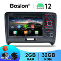 7'' DVD Autoradio Für Audi TT MK2 8J 2006-2012 Android 12 GPS NAVI SWC WIFI USB