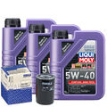 Motoröl 5W40 LIQUI MOLY Synthoil High Tech 3L+MAHLE Ölfilter