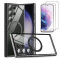 Magsafe Hülle für für Samsung Galaxy S24 S23 FE S22 Handy Kameraschutz Case Glas