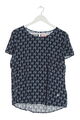 LIEBLINGSSTüCK Kurzarm-Bluse Damen Gr. DE 38 blau Casual-Look