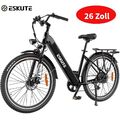 26'' Elektrofahrrad Mountain City E-Bike E-MTB 36V/20AH Akku 7 Gänge Erwachsene