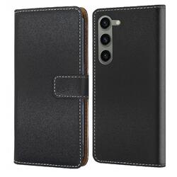 Handy Tasche Schutzhülle Book Case Flip Cover Wallet Etui Handy Hülle Schwarz✅Für iPhone ✅Für Samsung Galaxy✅Für Huawei ✅Für Xiaomi✅