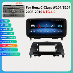 10,3'' CarPlay Für Mercedes S204 W204 2007-2010 GPS Navi Autoradio DAB+ WIFI 4G