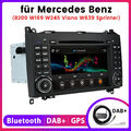 7''Autoradio Für Mercedes Benz A Klasse Viano Vito W169 Sprinter Navi GPS DAB BT