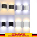2er Set Cube Würfel LED Wandleuchte Up Down außen/innen Strahler Licht Lampe TOP