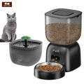 3L Automatischer Katze Hunde Futterspender Pet Futterautomat und Wasserspender 