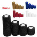 12 Rollen Selbstklebend Verband Fixierbinde Haftbandage 5cm -10cm x 4.5m DE N8A!