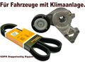 Riemenspanner + Keilrippenriemen Spanneinheit Spannrolle Spannelement VW GOLF 4