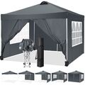 Pavillon 3x3/3x4,5/3x6m Faltpavillon Pop Up Partyzelt Gartenzelt UV Schutz DHL